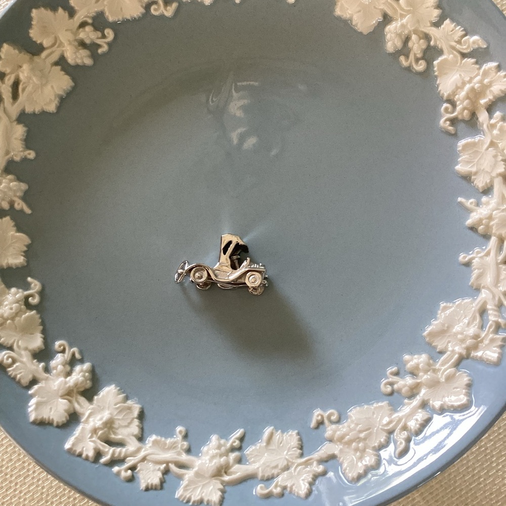Sterling silver antique car charm